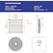 Iliving Silver 6128 CFM 36 in. Electric Powered Gable Mount Shutter Fan/Vent ILG8SF36S - alternate 4